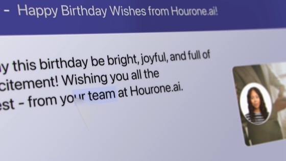 HourOne.ai project still