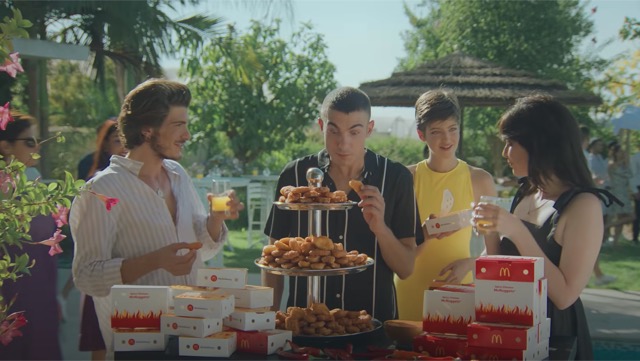 McDonald's Spicy Nuggets campaign still